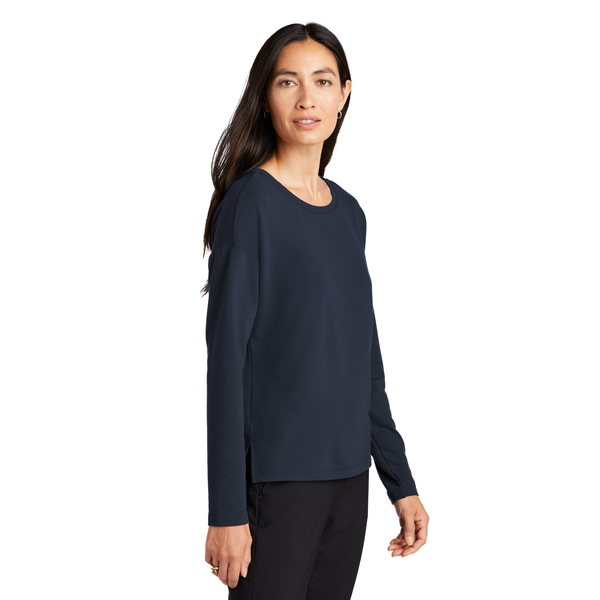 MERCER+METTLE™ Stretch French Terry Drop Shoulder Ladies' Pullover