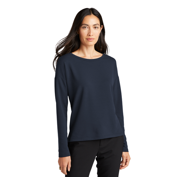 MERCER+METTLE™ Stretch French Terry Drop Shoulder Ladies' Pullover