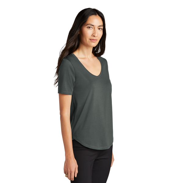 MERCER+METTLE™ Stretch Jersey Relaxed Scoop Ladies' Tee