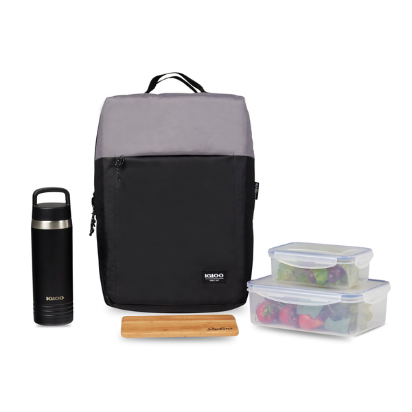 Igloo® Fundamentals REPREVE® 24 Can Lotus Backpack Cooler
