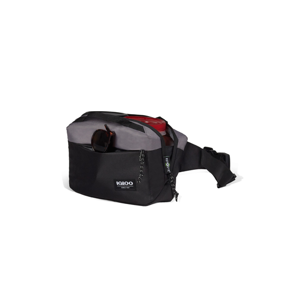 Igloo® Fundamentals REPREVE® 3-Can Hip Pack Cooler