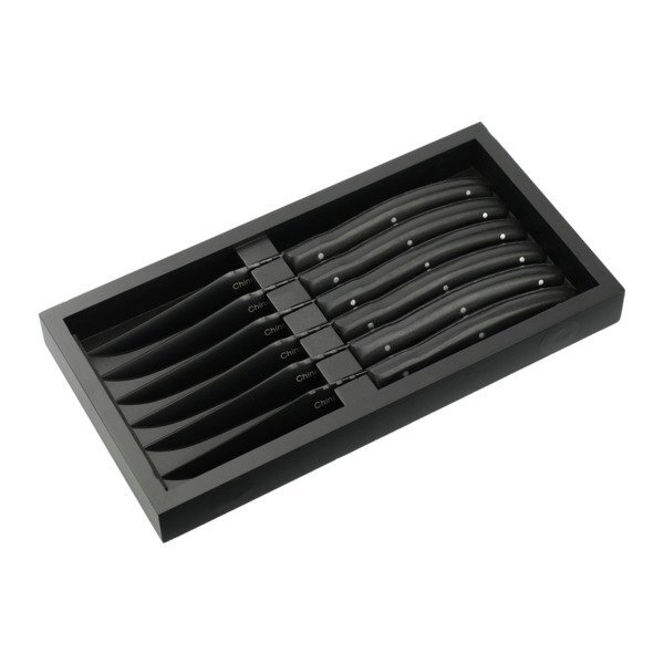 Modena Black Knife Set