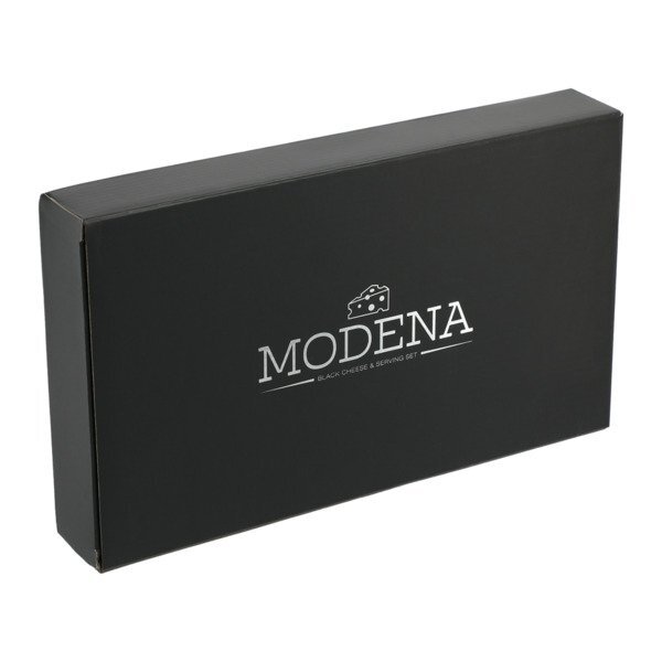 Modena Black Cheese & Serving Set