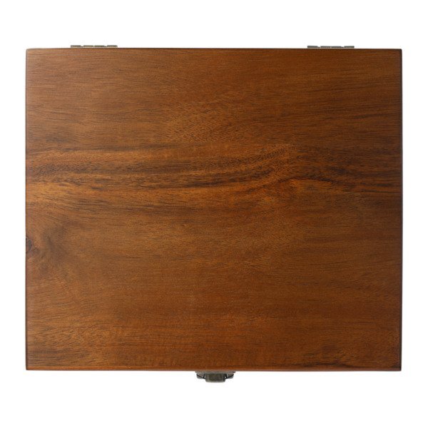 Graze Wood and Metal Wine Set