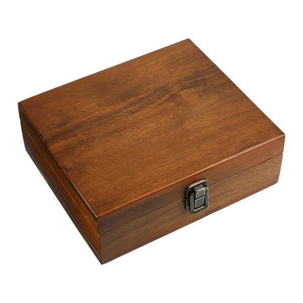 Graze Wood and Metal Wine Set