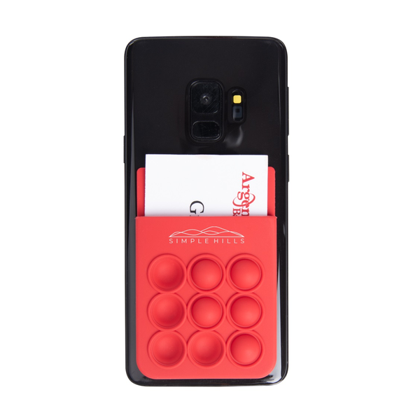 Push Pop Phone Wallet