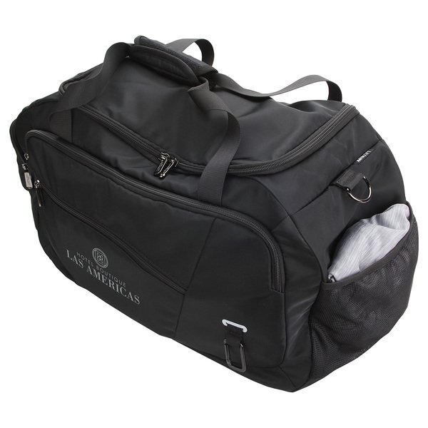 AeroLOFT™ Jet Black Polyester Weekender Duffel