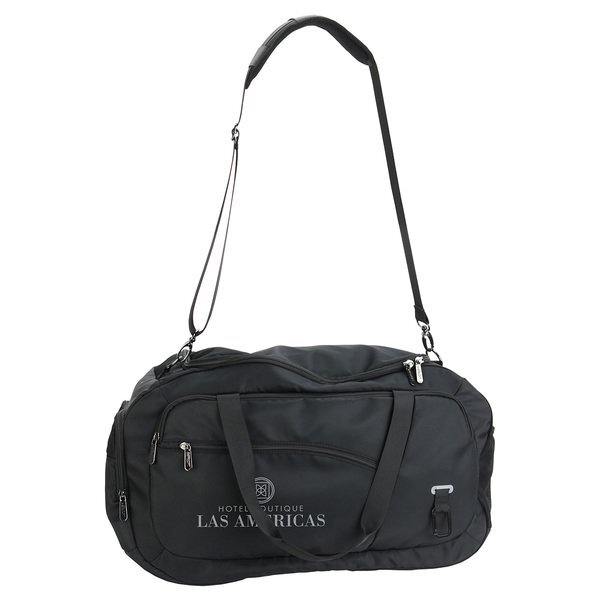 AeroLOFT™ Jet Black Polyester Weekender Duffel