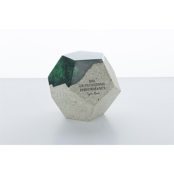 Nebula Hexagon Concrete & Resin Award