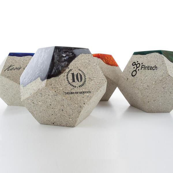 Nebula Hexagon Concrete & Resin Award