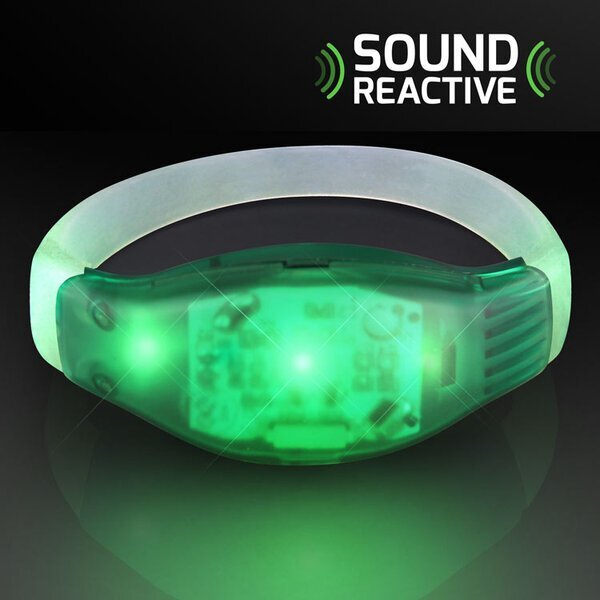 Sound Activated Light Up LED Flashing Bracelet