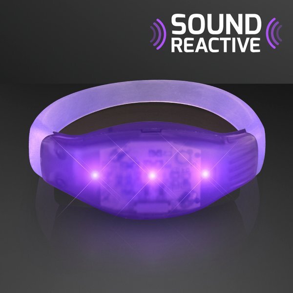 Sound Activated Light Up LED Flashing Bracelet
