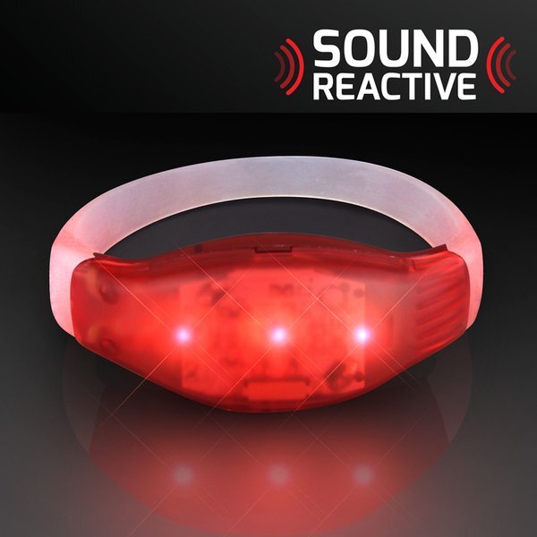 Sound Activated Light Up LED Flashing Bracelet