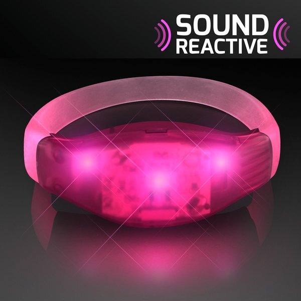 Sound Activated Light Up LED Flashing Bracelet