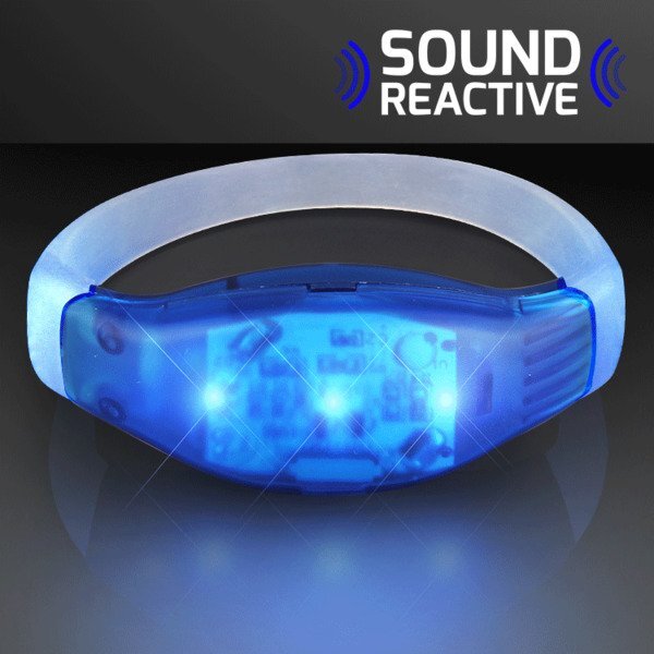 Sound Activated Light Up LED Flashing Bracelet