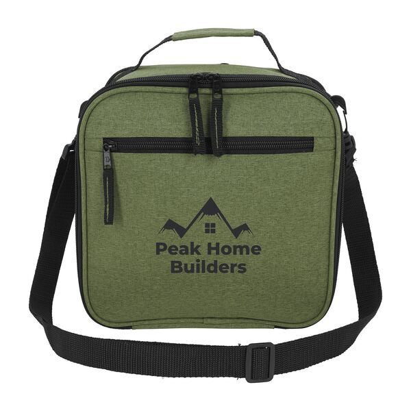 Lunch Break Expandable PolyCanvas Lunch Bag