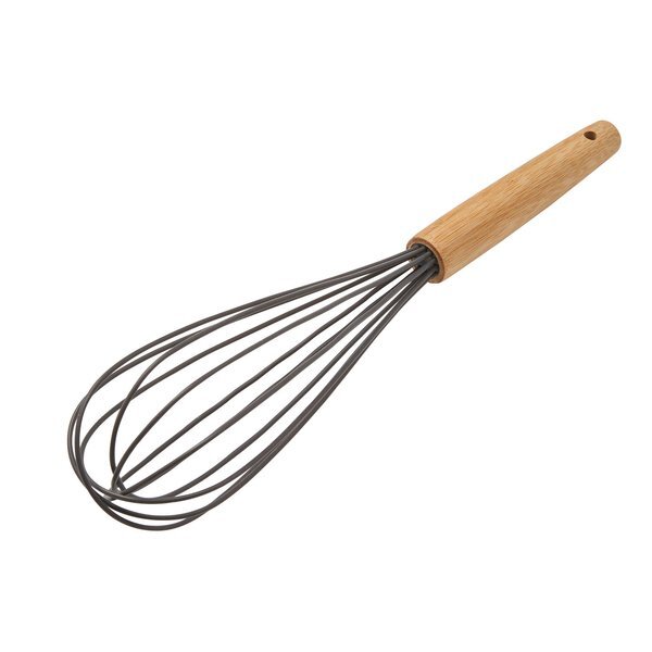 Silicone Whisk w/ Bamboo Handle