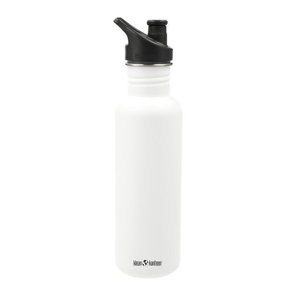 Klean Kanteen® Eco Single-Wall Stainless Steel Classic Bottle w/ Sport Cap, 27oz.