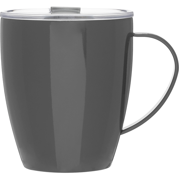 Haus Double Wall Stainless Steel Desk Mug, 12oz.