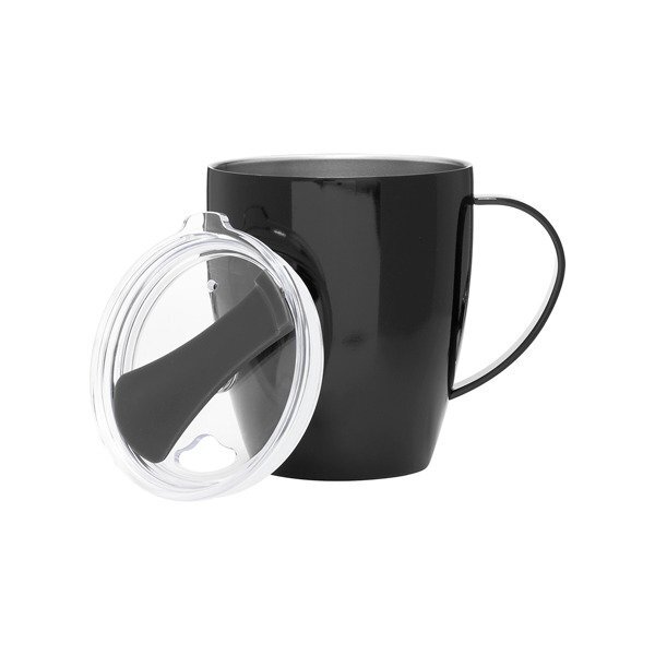 Haus Double Wall Stainless Steel Desk Mug, 12oz.