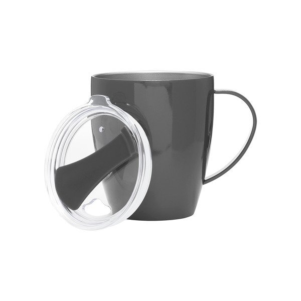 Haus Double Wall Stainless Steel Desk Mug, 12oz.