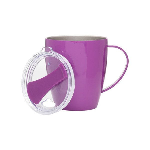 Haus Double Wall Stainless Steel Desk Mug, 12oz.