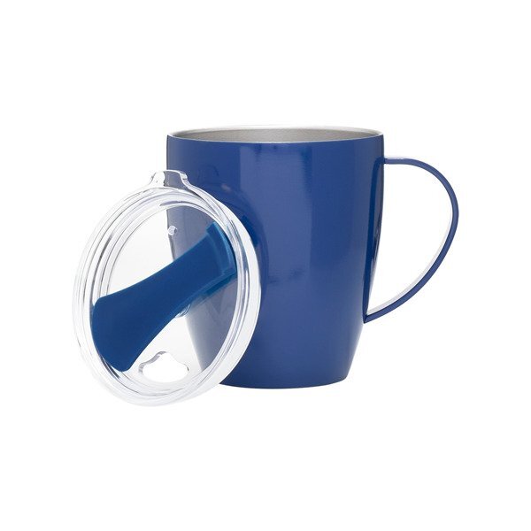 Haus Double Wall Stainless Steel Desk Mug, 12oz.