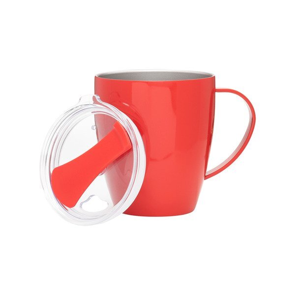 Haus Double Wall Stainless Steel Desk Mug, 12oz.