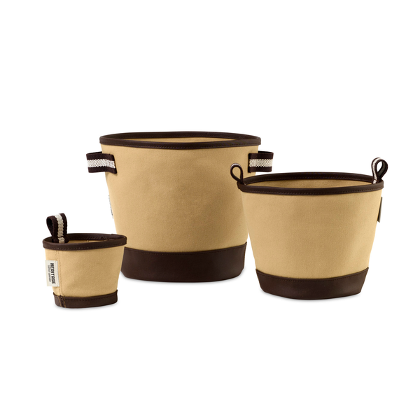 Heritage Supply™ Plant, Grow & Store Trio of Fabric Pots
