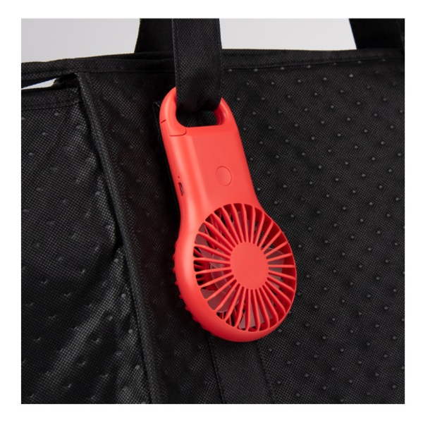 Rechargeable Handheld Fan w/ Carabiner