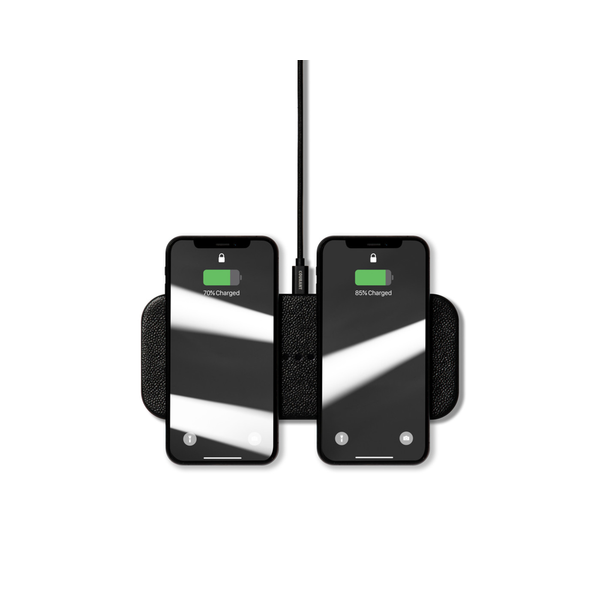 Courant® Classics Catch 2 Italian Leather Multi-Device Wireless Charger
