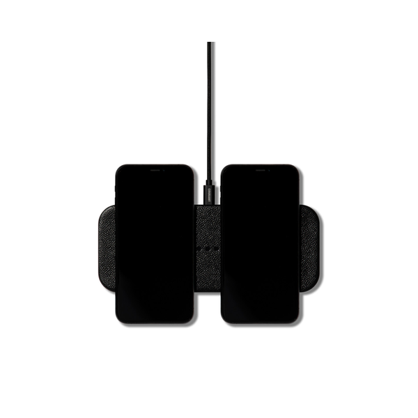 Courant® Classics Catch 2 Italian Leather Multi-Device Wireless Charger