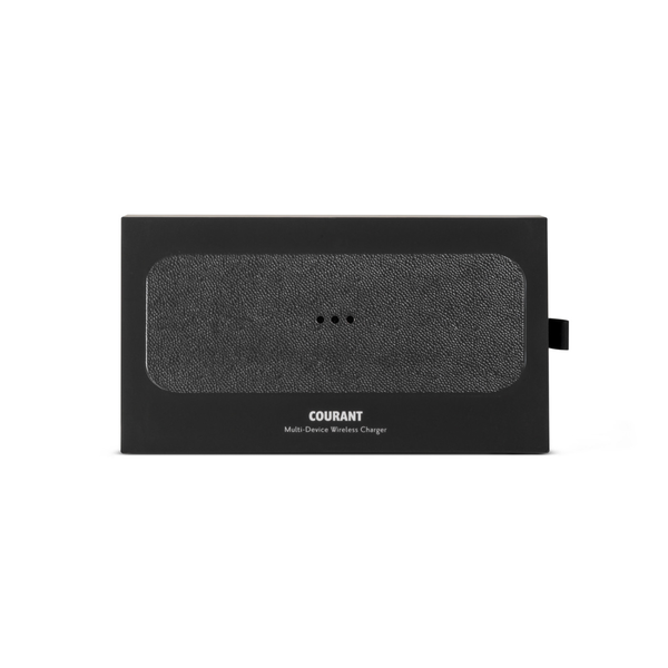Courant® Classics Catch 2 Italian Leather Multi-Device Wireless Charger