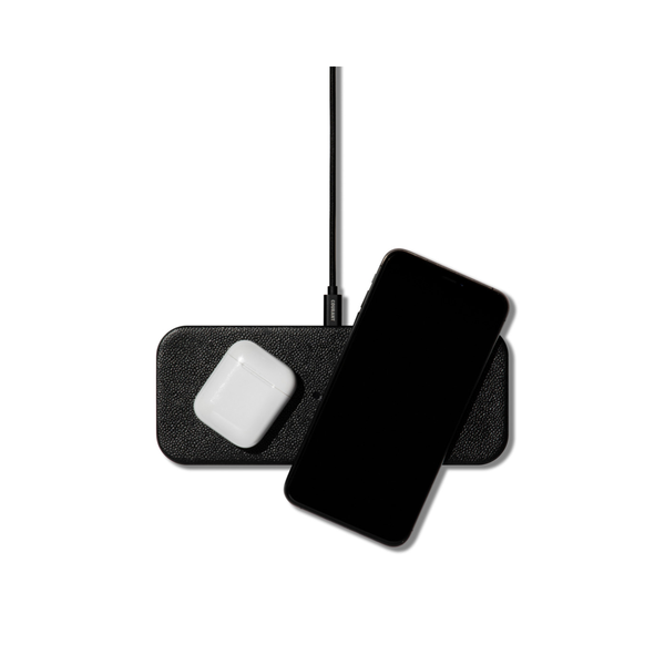 Courant® Classics Catch 2 Italian Leather Multi-Device Wireless Charger