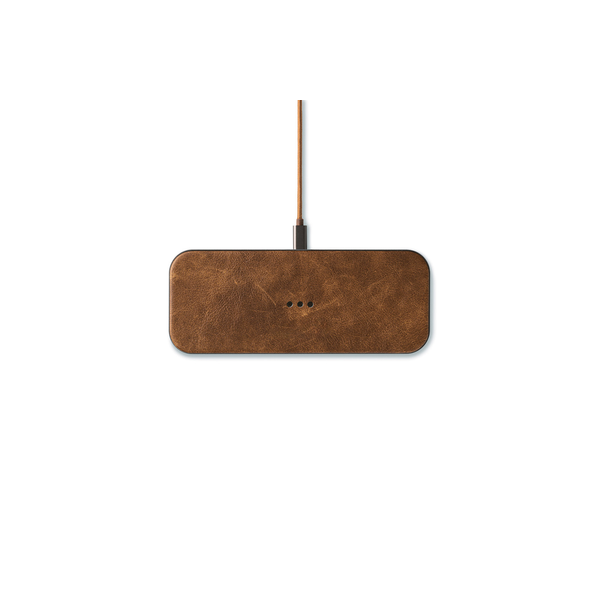 Courant® Classics Catch 2 Italian Leather Multi-Device Wireless Charger