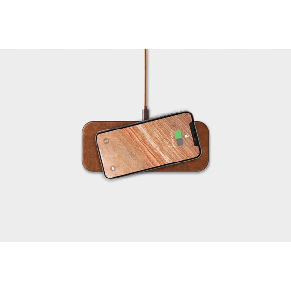 Courant® Classics Catch 2 Italian Leather Multi-Device Wireless Charger