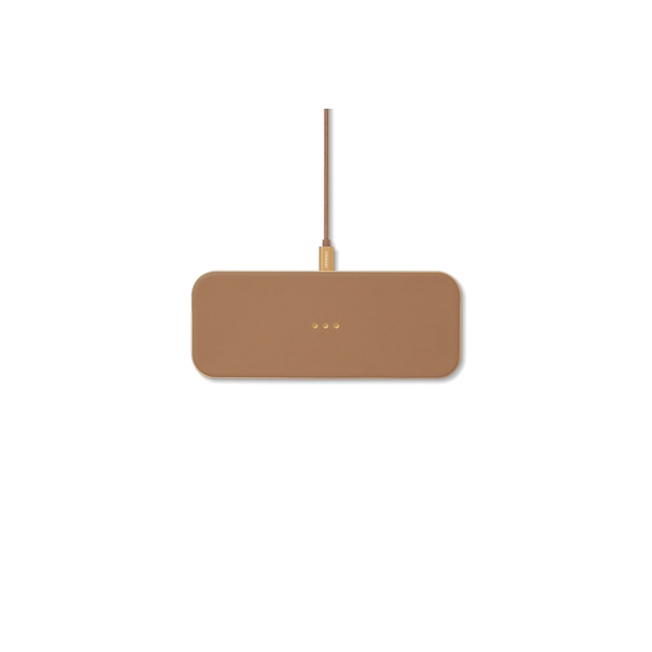 Courant® Classics Catch 2 Italian Leather Multi-Device Wireless Charger