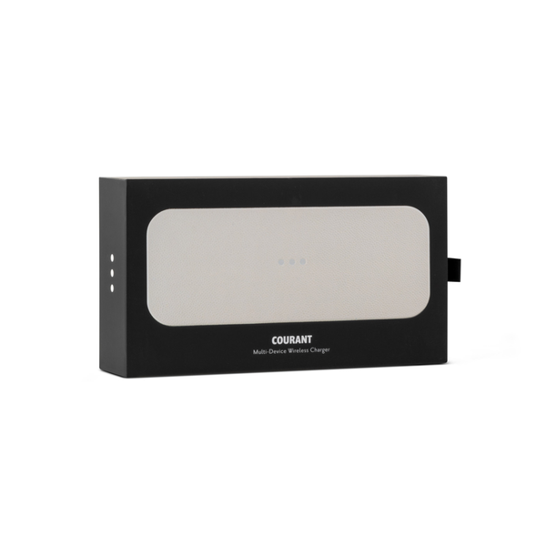Courant® Classics Catch 2 Italian Leather Multi-Device Wireless Charger