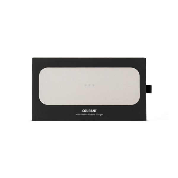 Courant® Classics Catch 2 Italian Leather Multi-Device Wireless Charger