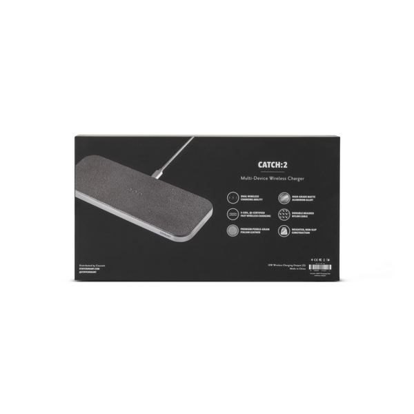 Courant® Classics Catch 2 Italian Leather Multi-Device Wireless Charger