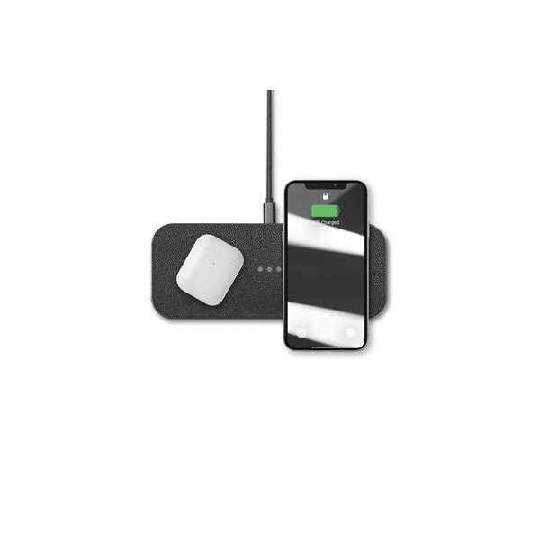 Courant® Classics Catch 2 Italian Leather Multi-Device Wireless Charger