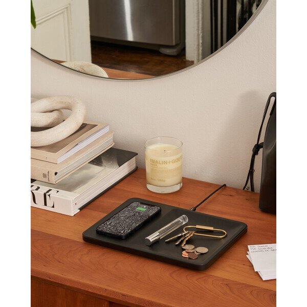 Courant® Classics Catch 3 Italian Leather Wireless Charger & Accessory Tray