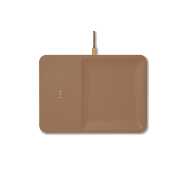 Courant® Classics Catch 3 Italian Leather Wireless Charger & Accessory Tray