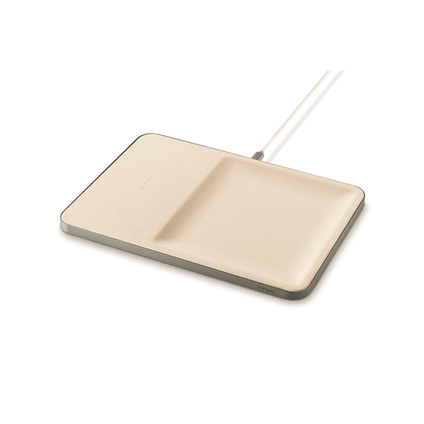 Courant® Classics Catch 3 Italian Leather Wireless Charger & Accessory Tray