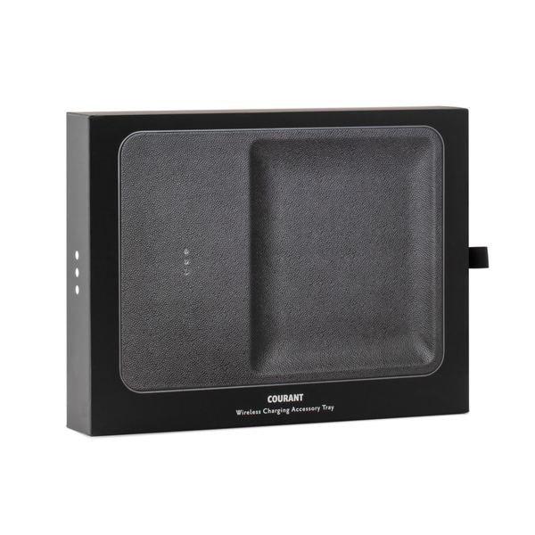 Courant® Classics Catch 3 Italian Leather Wireless Charger & Accessory Tray