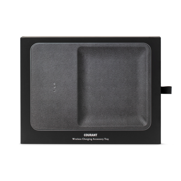 Courant® Classics Catch 3 Italian Leather Wireless Charger & Accessory Tray