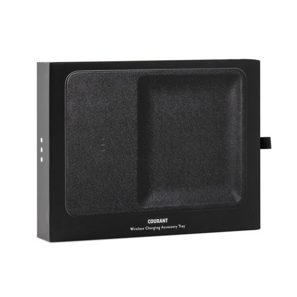 Courant® Classics Catch 3 Italian Leather Wireless Charger & Accessory Tray
