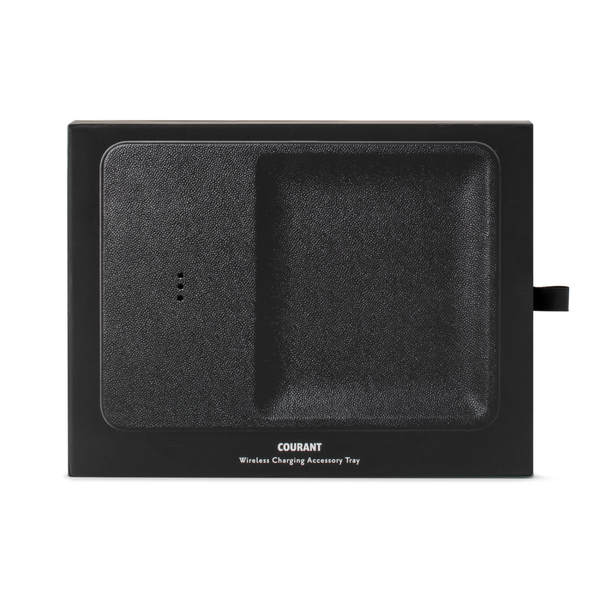 Courant® Classics Catch 3 Italian Leather Wireless Charger & Accessory Tray