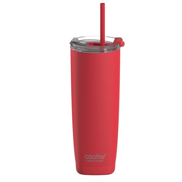 Asobu® Aqualina Vacuum Insulated Tumbler with Straw, 20oz.