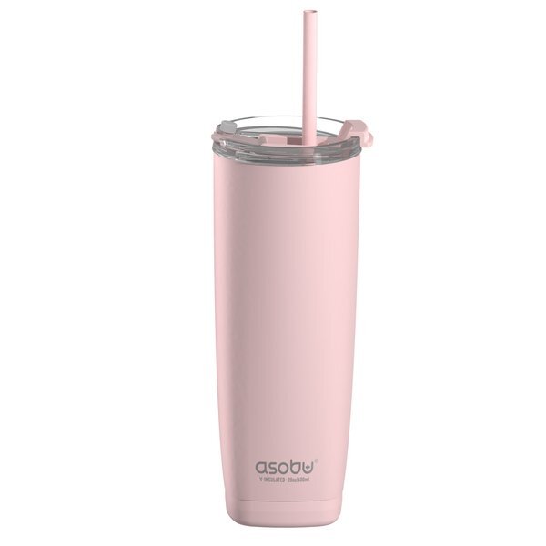 Asobu® Aqualina Vacuum Insulated Tumbler with Straw, 20oz.